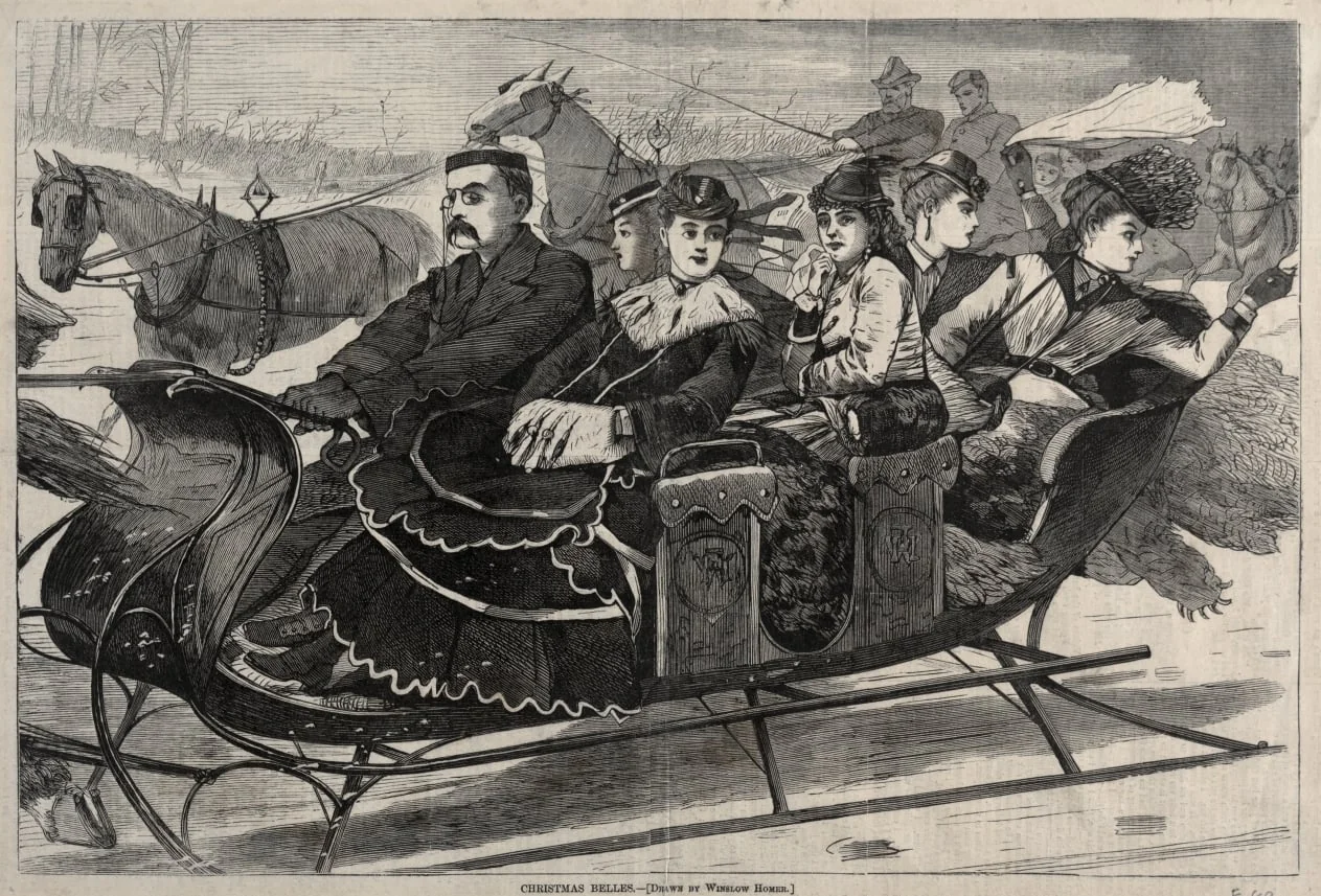 Christmas Belles, detail