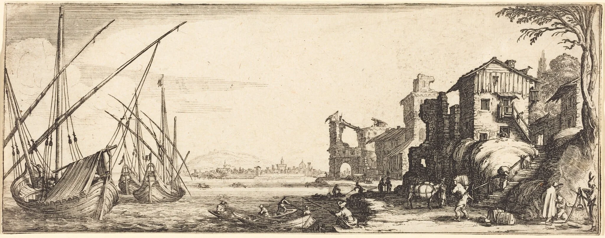 The Small Port, detail