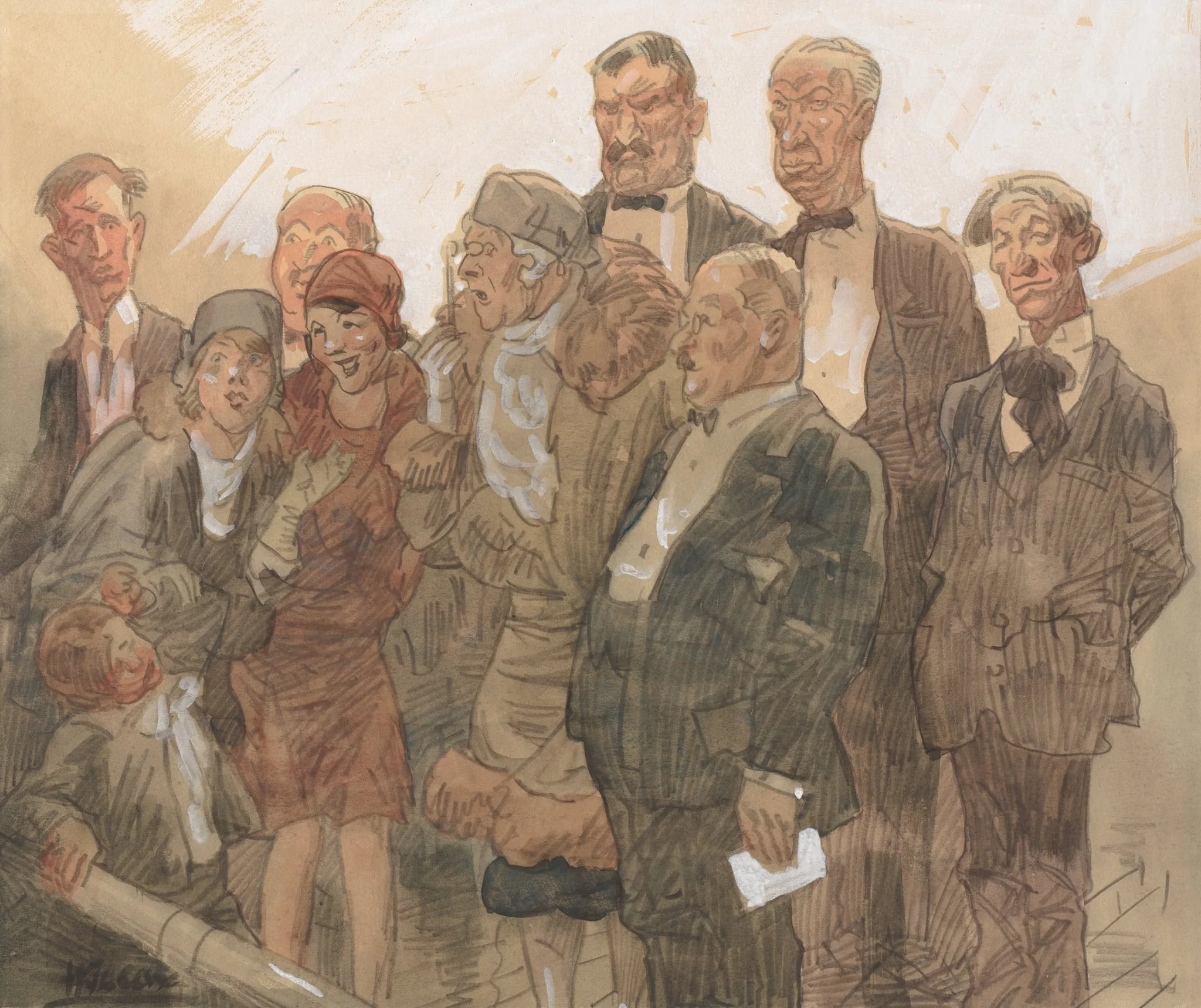 History of a Picture No. 2: The Public, detail