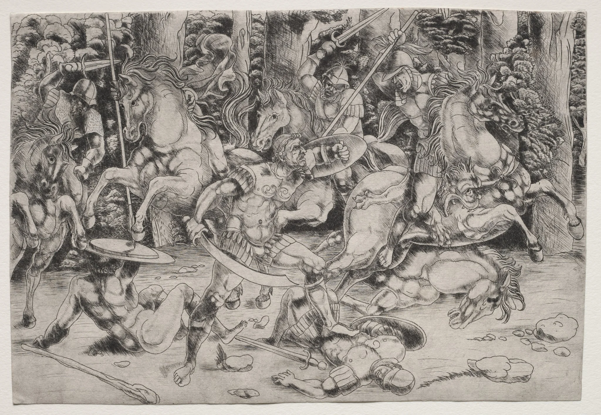 Battle in a Wood, detail