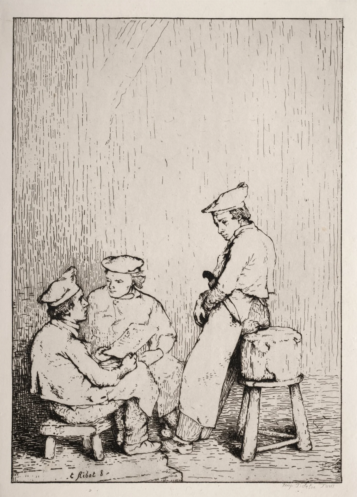La Carte, detail