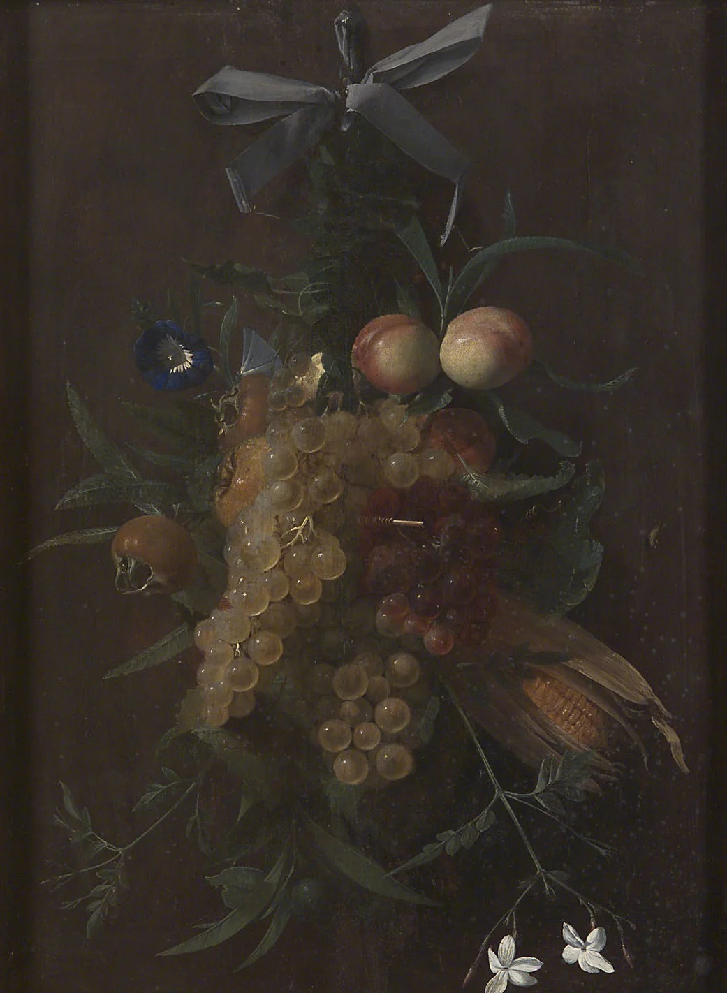Festoon with Fruit and Flowers, detail