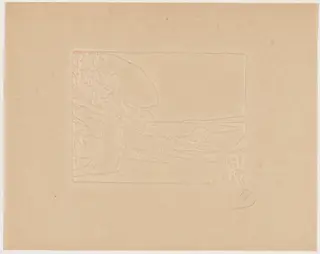 Carmosine (projet de programme), by Maurice Dumont, ink, 1895