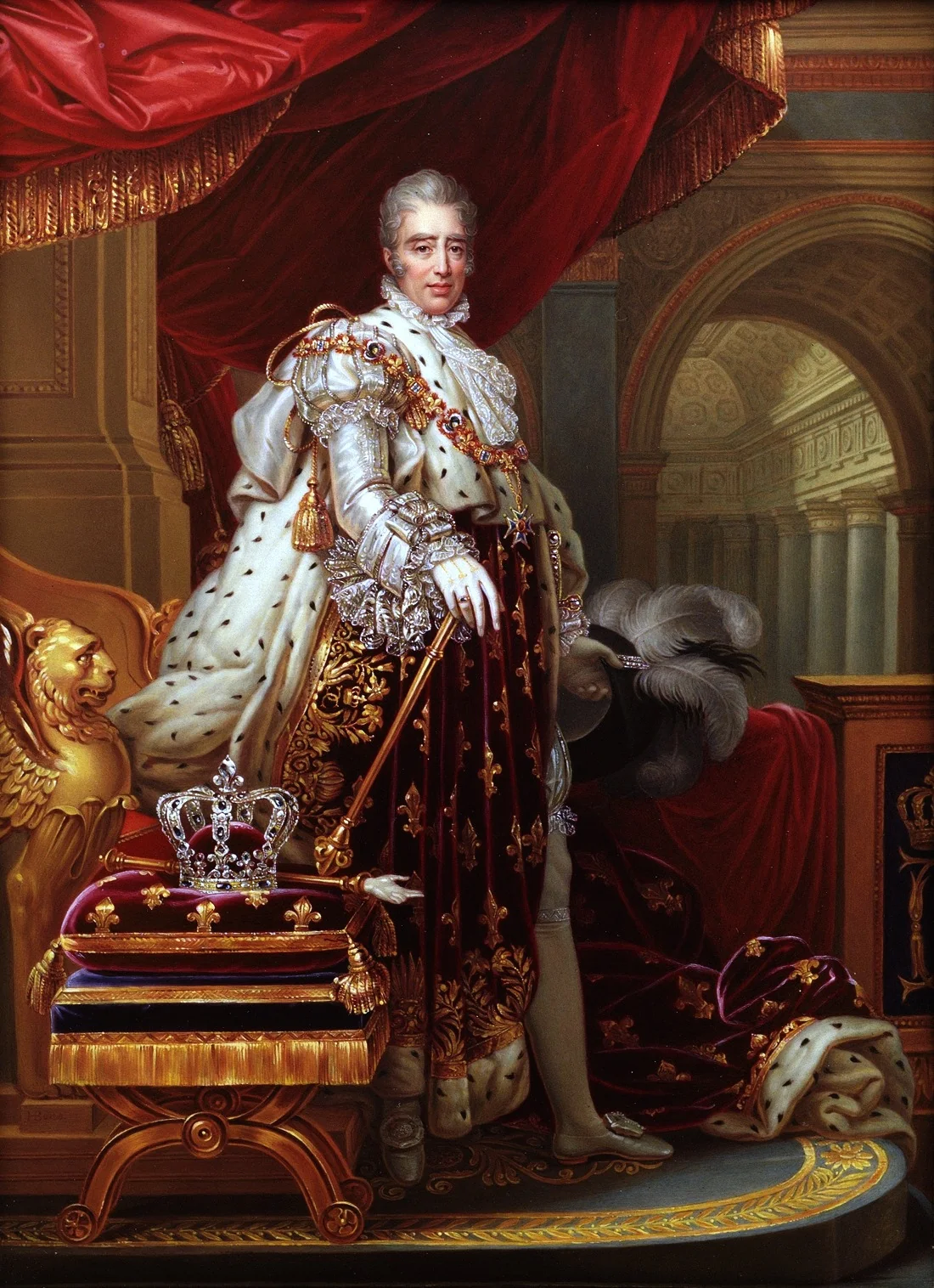 Charles X (1757–1836), King of France, after Gérard, detail