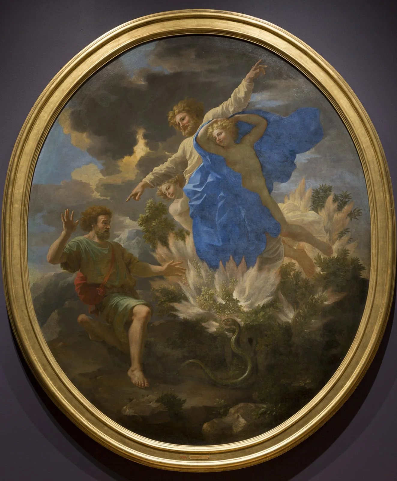 Moses and the Burning Bush, detail