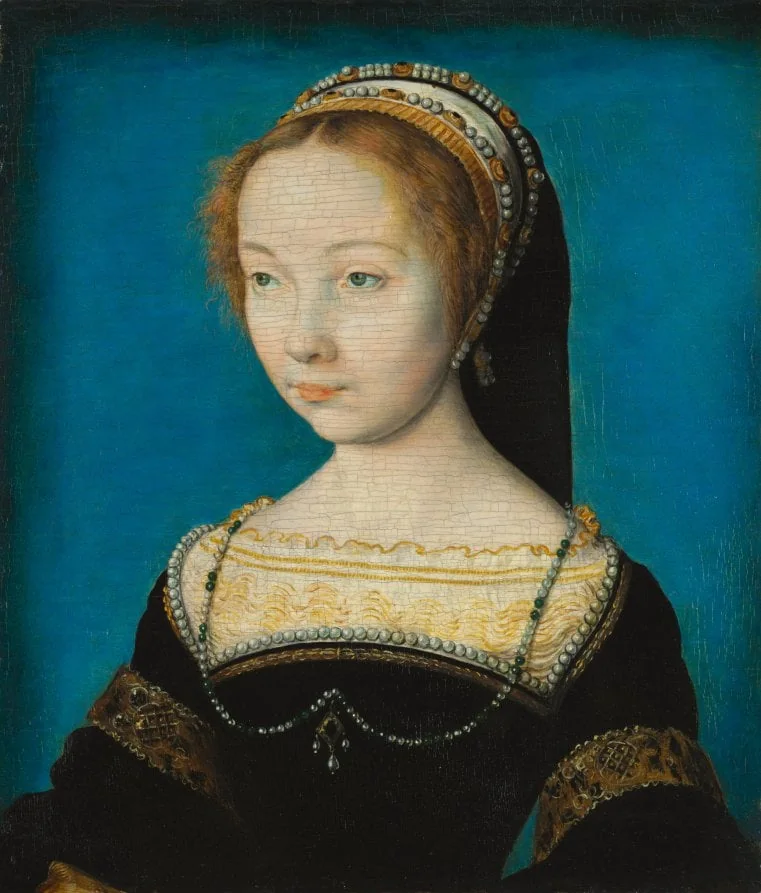 Portrait of a Woman, detail