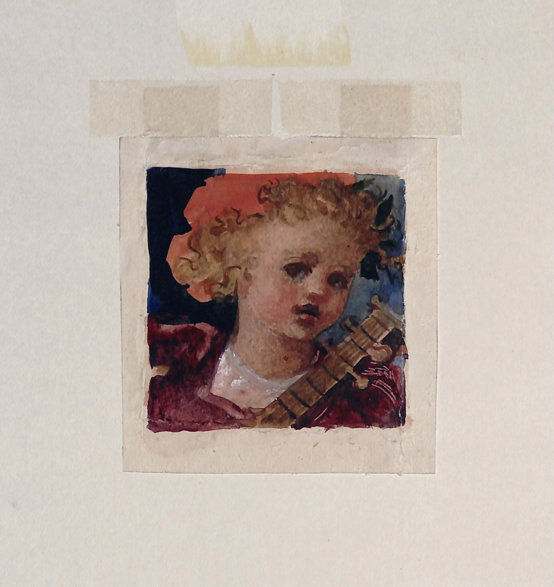 Head of a child, detail