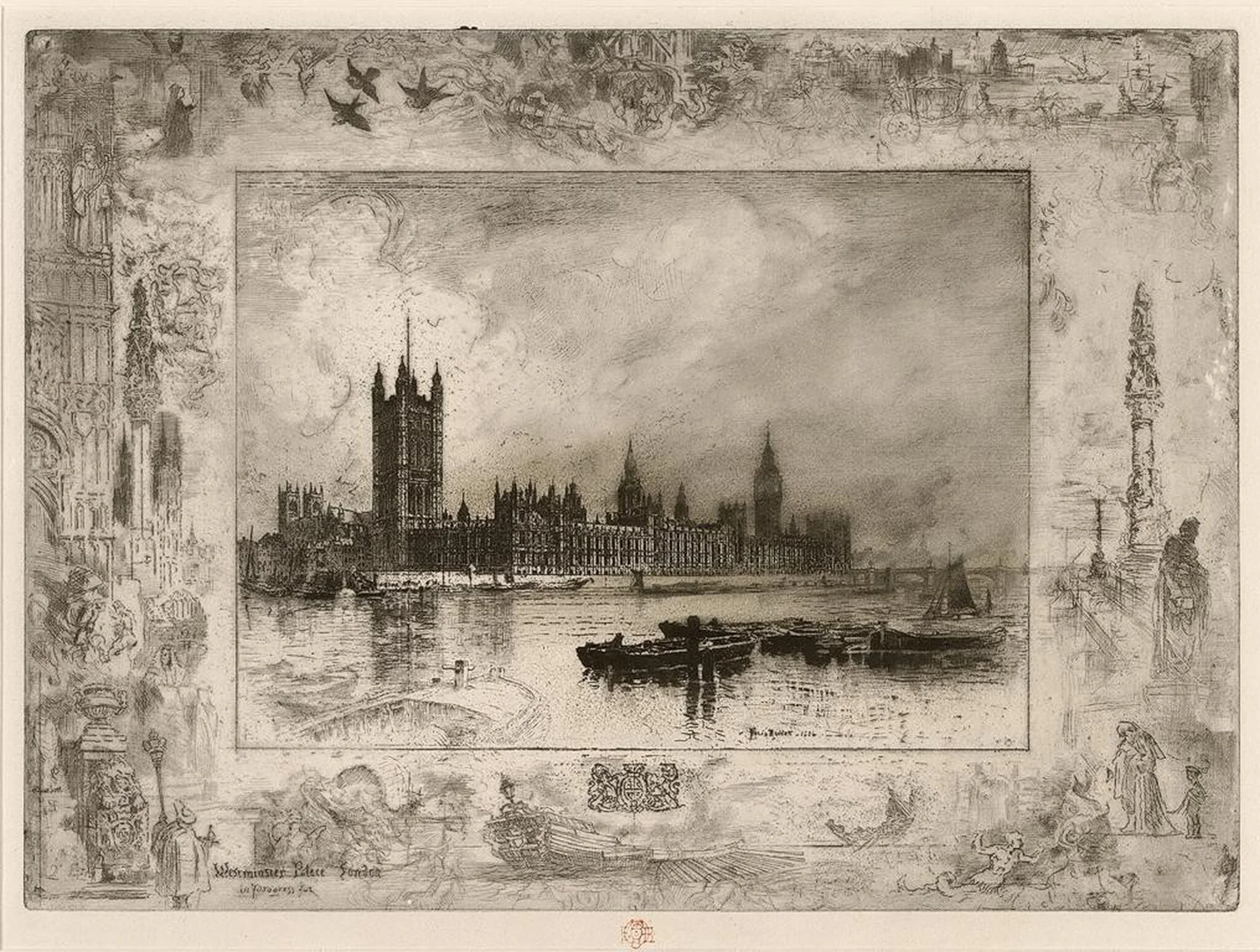Westminster Palace, detail