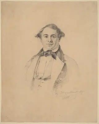 Nelson Mathewson, by William Sidney Mount, graphite, 1839