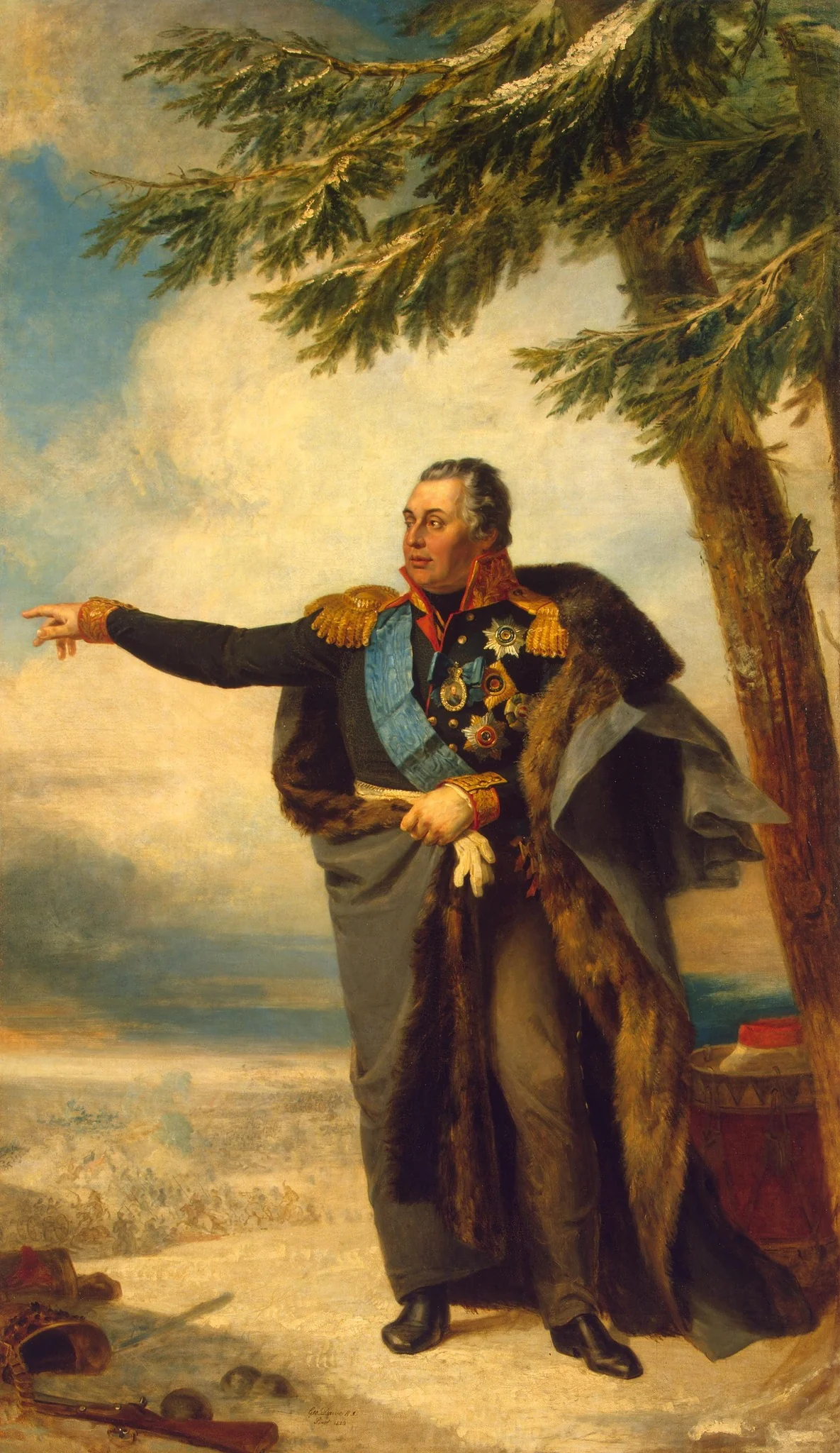 Portrait of Mikhail Kutuzov (1747-1813), detail