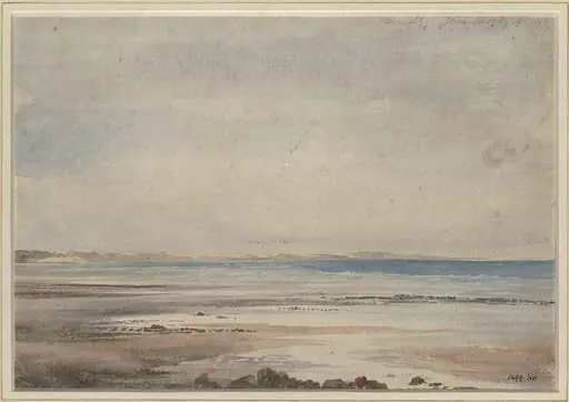 The sands of Newcastle, County Down, by Andrew Nicholl, watercolor, 1844