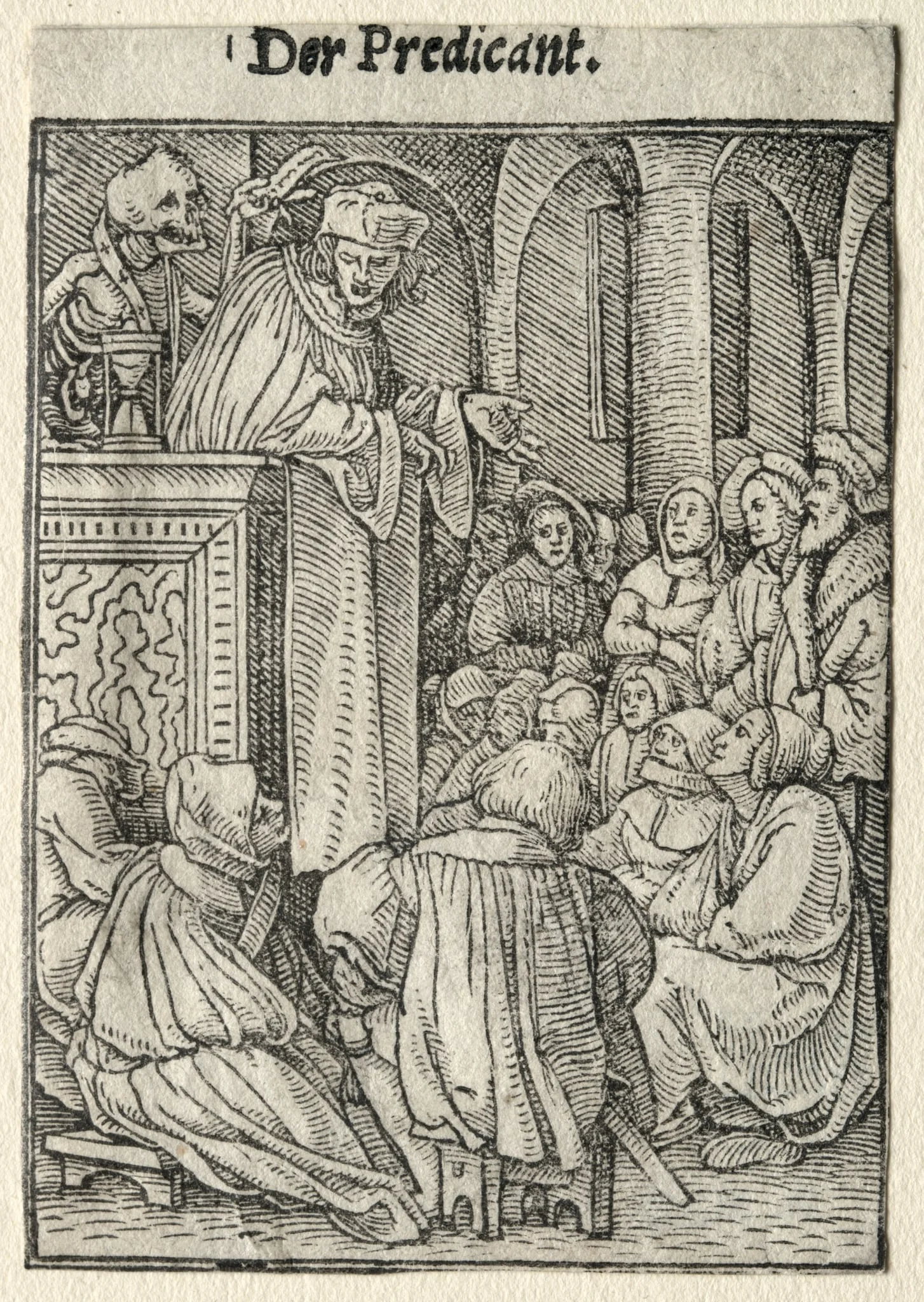 Dance of Death: The Preacher, detail