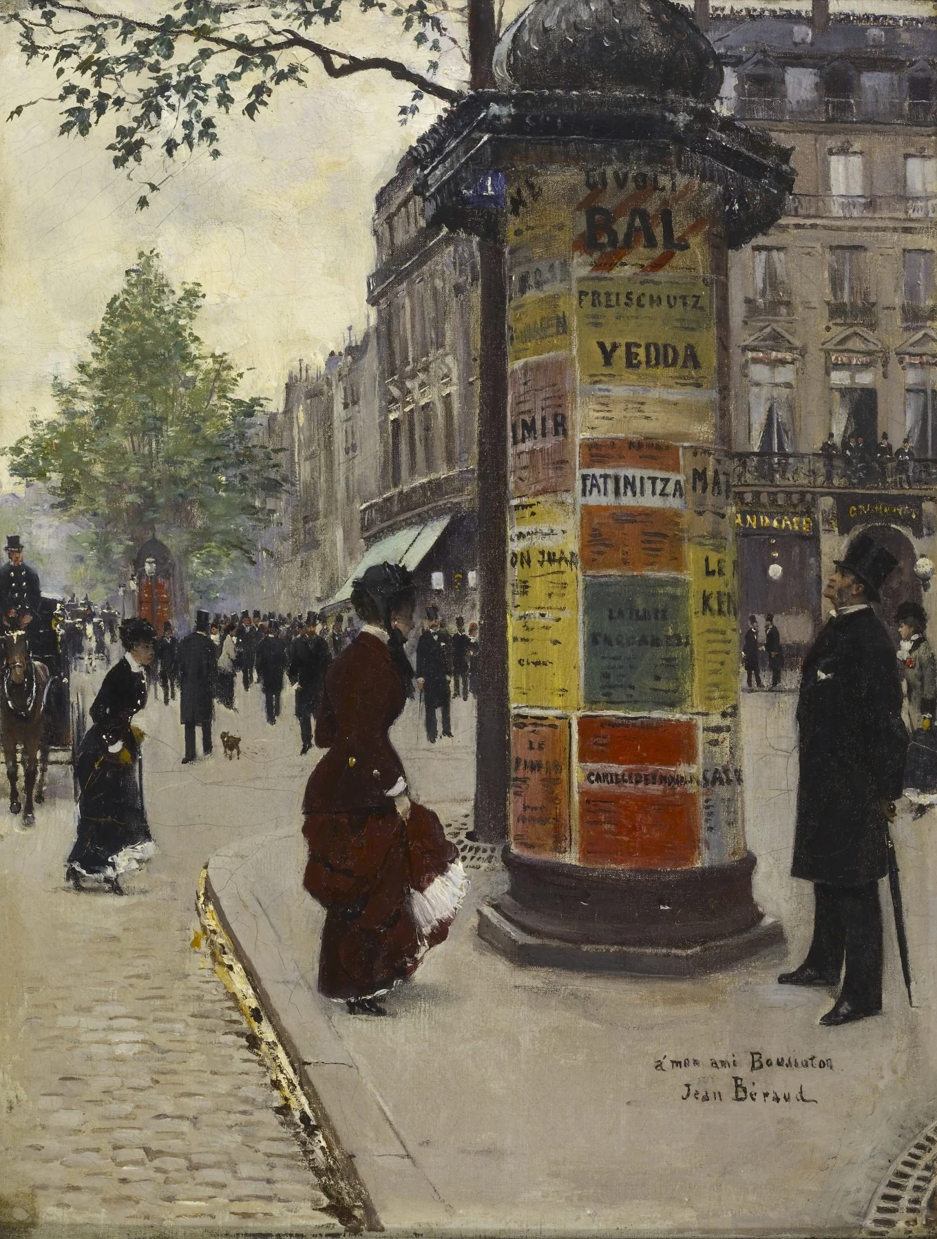 Paris Kiosk, detail