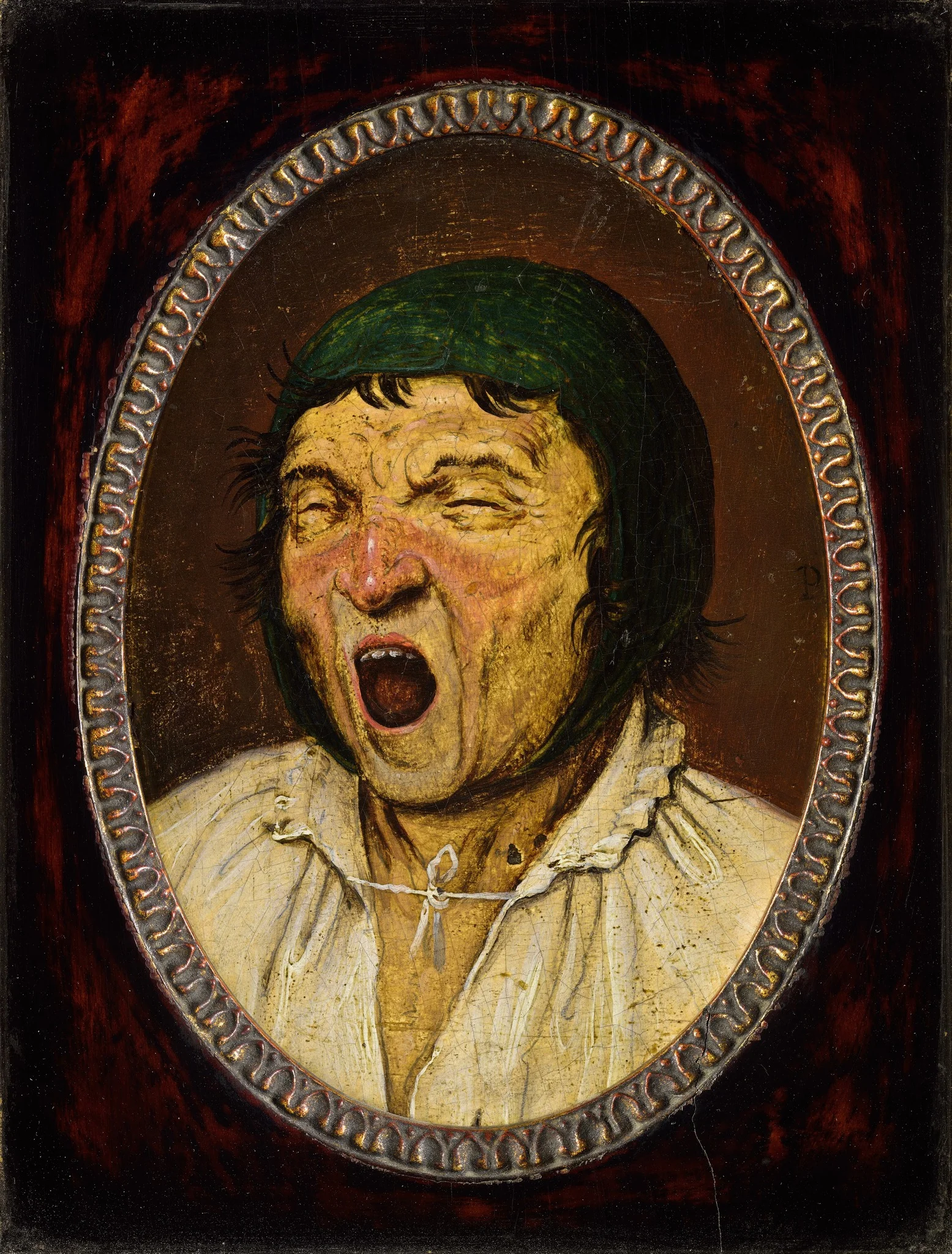 The yawner, detail