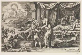 Birth of Memnon, by Giorgio Ghisi, 1535