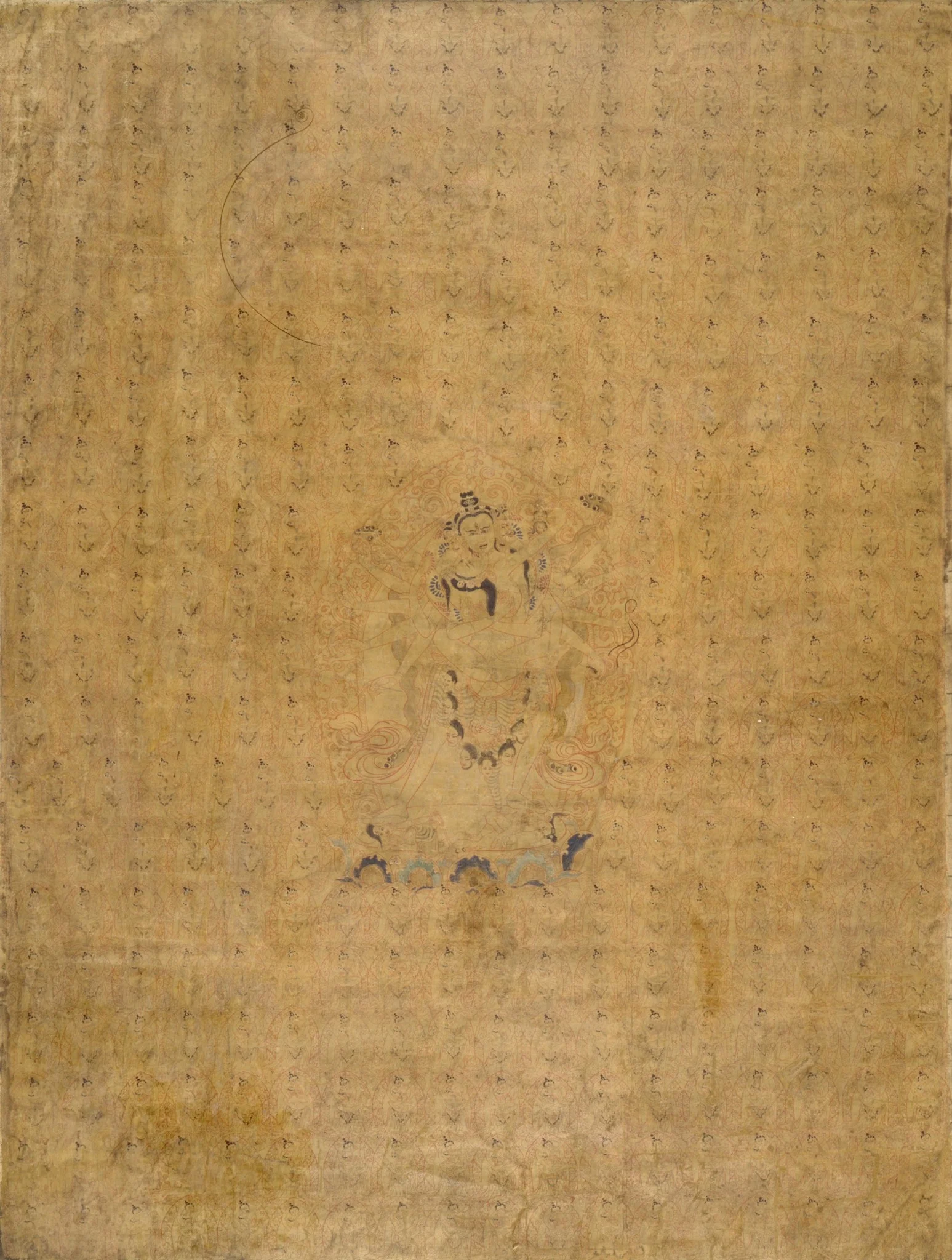 Myriad Chakrasamvara and Vajravarahi, detail