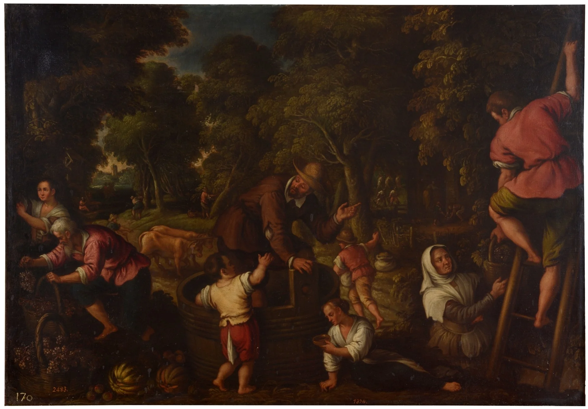 The Harvest or Autumn, detail