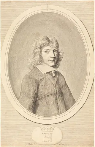 Henri de Savoie, Duc de Nemours, by Claude Mellan, ink, 1643