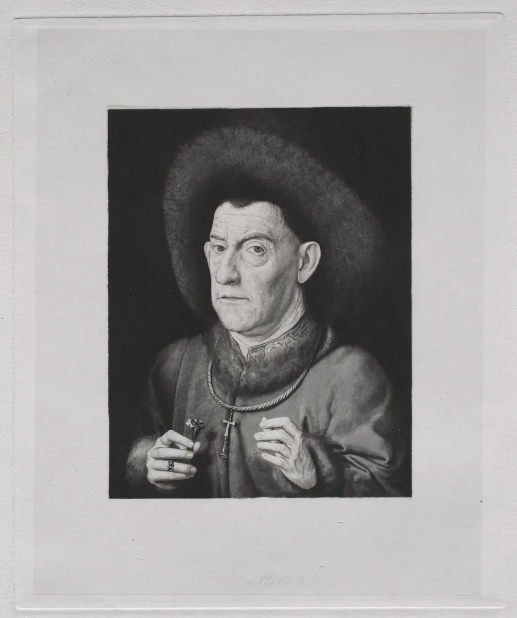 Man with a Pink, by Claude-Ferdinand Gaillard, 1869