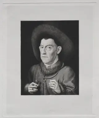 Man with a Pink, by Claude-Ferdinand Gaillard, 1869