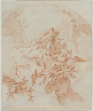 The Assumption of the Virgin, by Carlo Carlone, 1754