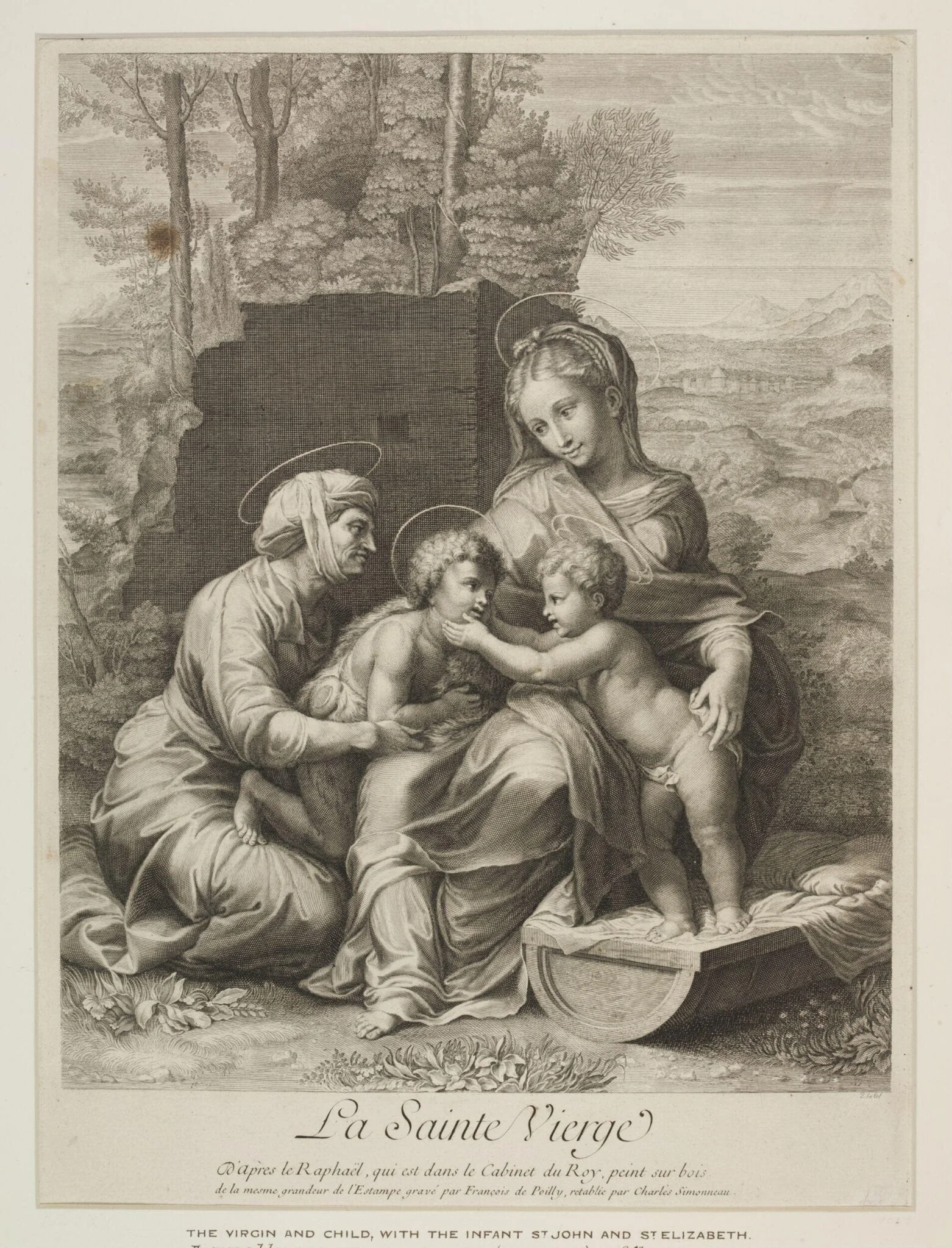 LA SAINTE VIERGE, detail