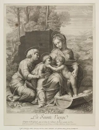 LA SAINTE VIERGE, by François de Poilly, 1635