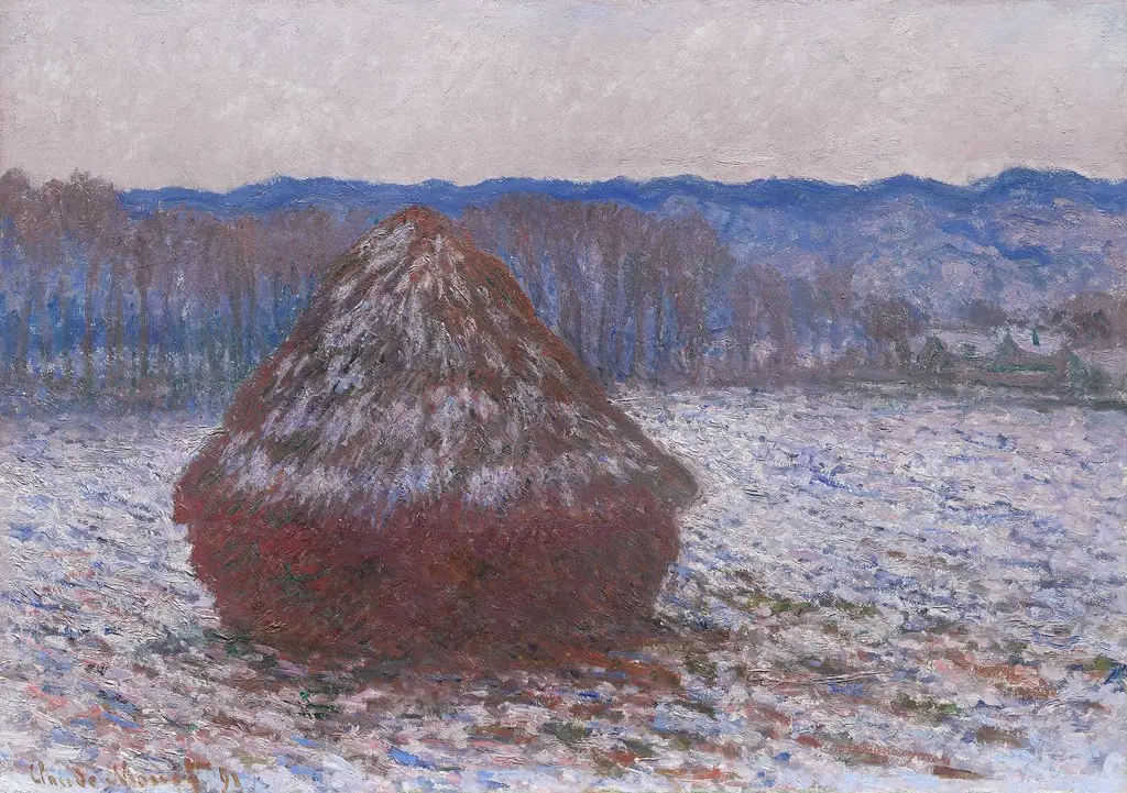 Stack of Wheat, by Claude Monet, oil, 1896