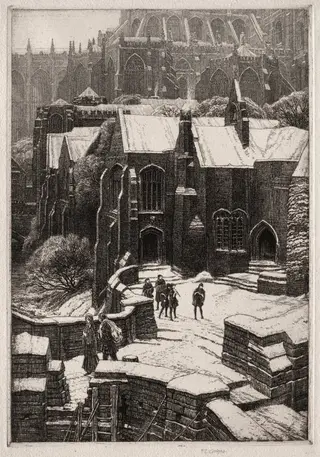 The Almonry, by Frederick Landseer Maur Griggs, 1925