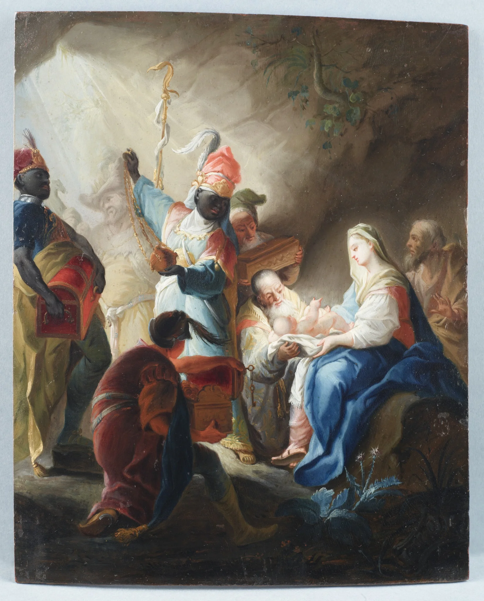 The Adoration of the Magi, detail