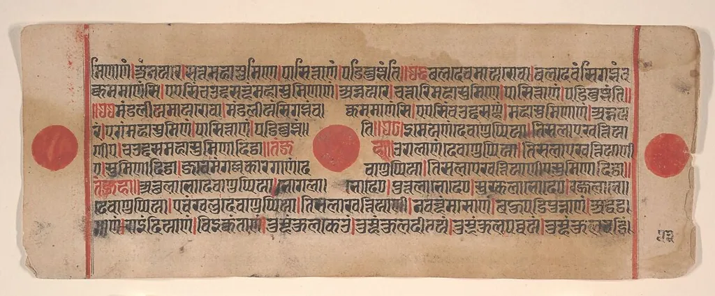 Untitled, by Bhadrabahu, watercolor, 1449
