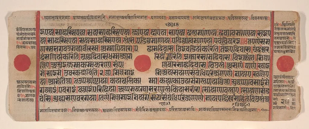 Untitled, by Bhadrabahu, watercolor, 1449