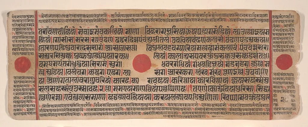 Untitled, by Bhadrabahu, watercolor, 1449