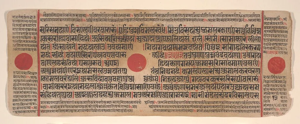 Untitled, by Bhadrabahu, watercolor, 1449