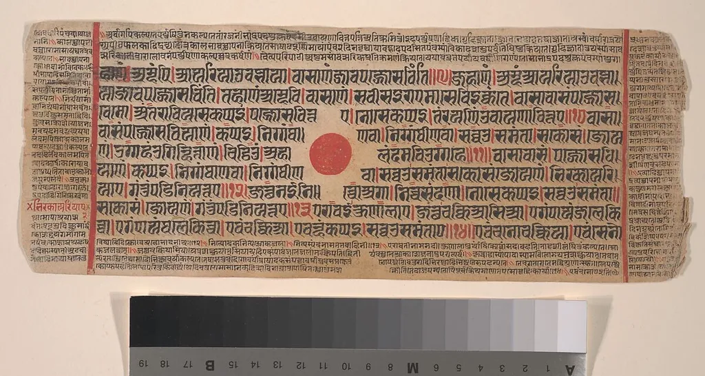Untitled, by Bhadrabahu, watercolor, 1449