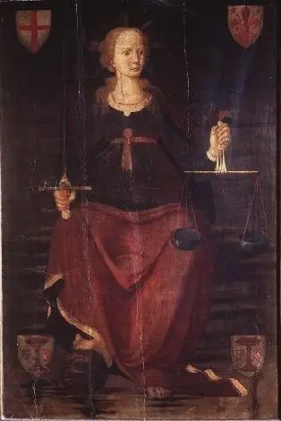 Justice, by Biagio d'Antonio