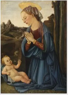 The Virgin Adoring the Child, by Biagio d'Antonio