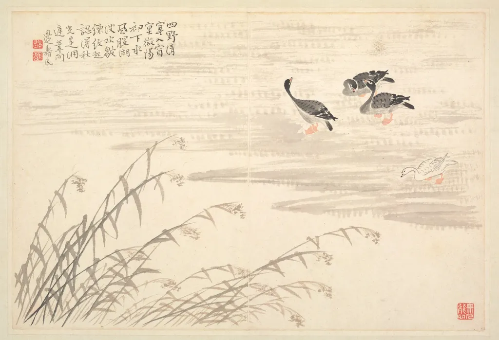 Album of Calligraphy and Paintings, by Bian Shoumin, unspecified, 1726
