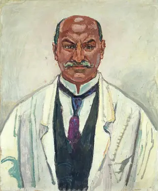 Bildnis Professor Beuttner, by Ferdinand Hodler