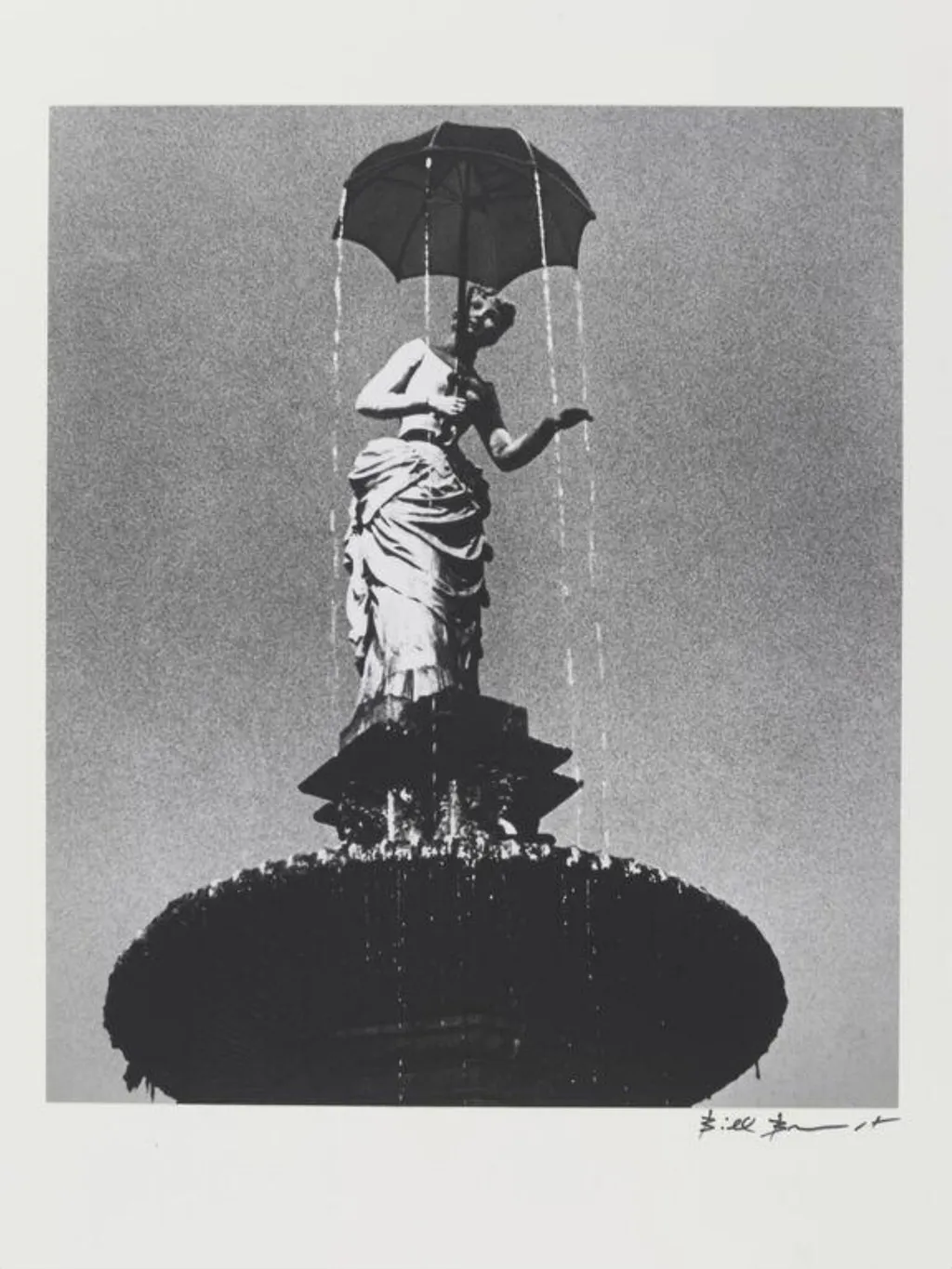 Fountain in Barcelona, by Bill Brandt, photographic, 1930