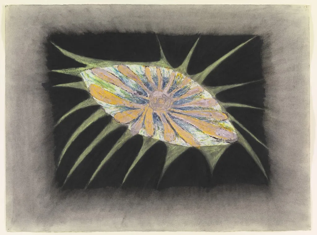 Untitled, by Bill Jensen, tempera, 1976