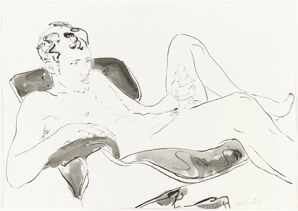 Untitled, by Billy Sullivan, ink, 1997