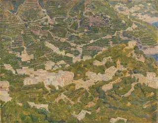Bird's Eye View from Ravello towards Torello