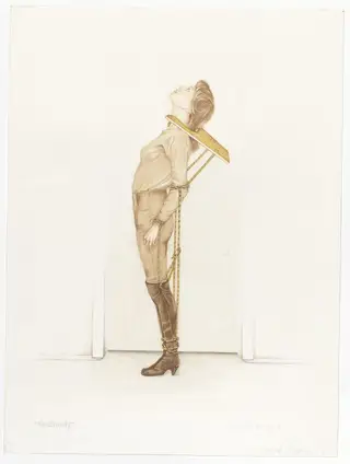 Untitled, by Birgit Jürgenssen, 1976