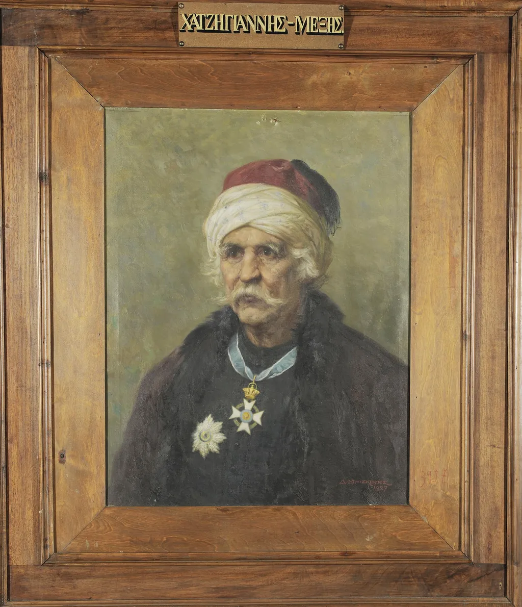 Προσωπογραφία του Χατζηγιάννη Μέξη, by Biskinis Dimitrios, unspecified, 1927
