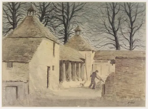 Double Dovecot, Williamstrip, Coln St. Aldwyn, by Bissill