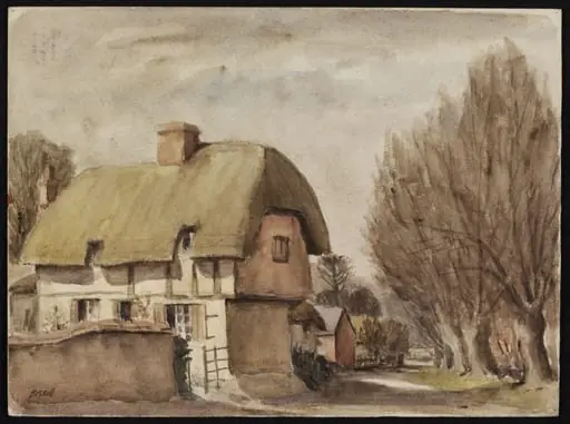 Old Cottage, Ibthorpe, by Bissill