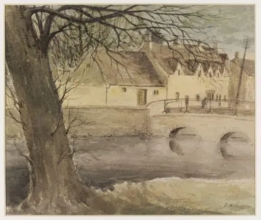 The River Coln at Bibury, by Bissill