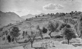 Bjerge ved Cività d'Antino