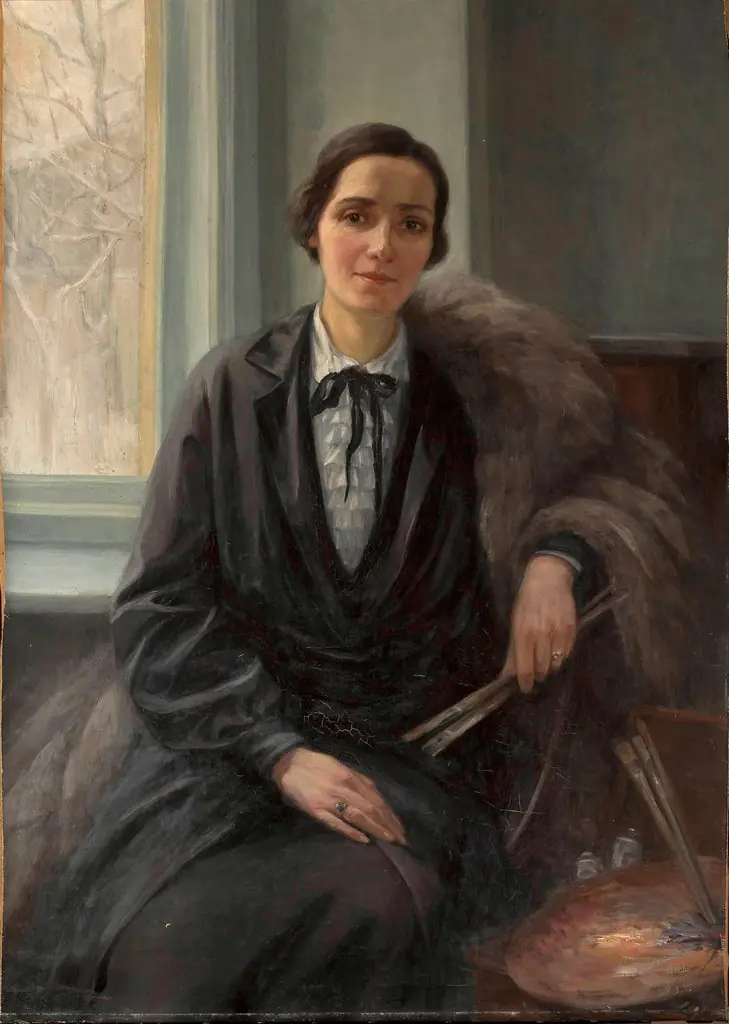 Self-portrait, by Blanka Mercère